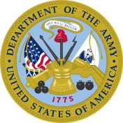 Seal or mark of U.S. Army